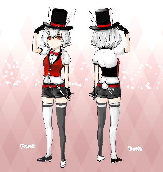 ショートパンツのアバターがもっと増えればいいなと、<br />
ノリといきおいで描いてみました。<br />
気が付いたらマジシャン風になってました。<br />
ちょっとしたこだわりは微妙に後ろ向きのウサ耳としっぽ。<br />
