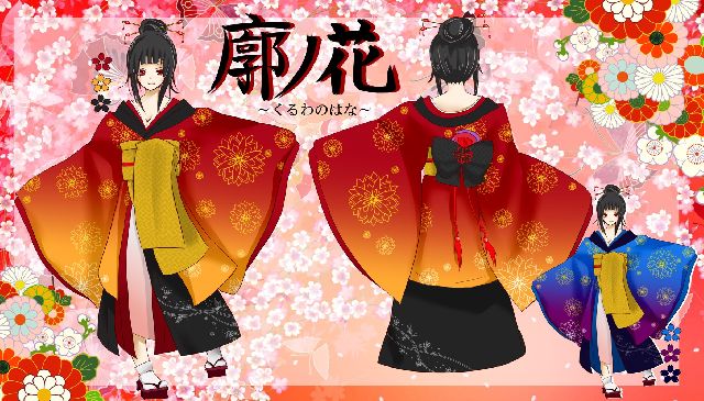 日本といえば和服ですよね！<br />
侍アバに続き女性の和服アバも描いてみました！(｀・ω・´)<br />
本当は侍アバ女性バージョンかくつもりだったんですがいつの間にかこうなってましたｗ（（<br />
感想などコメントいただけるとうれしいです！